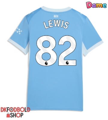 Manchester City Rico Lewis #82 Hjemmebanetrøje Dame 2026-27 Kort ærmer